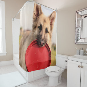 Frisbee Shower Curtain