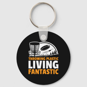 Frisbee Throwing Plastic Living Fantastic Disc Gol Key Ring