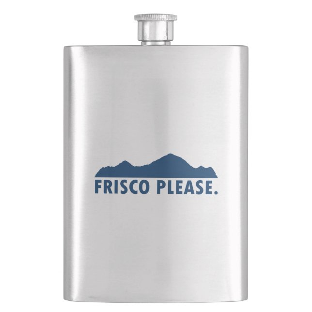 Frisco Colorado Please Hip Flask (Front)