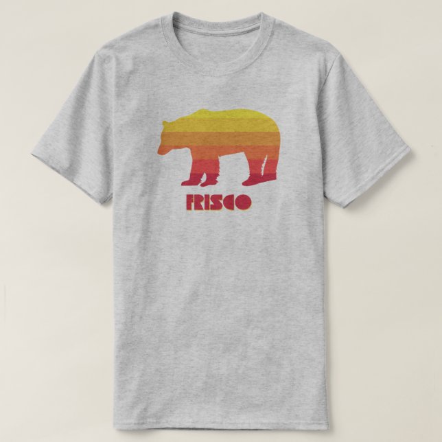 Frisco Colorado Rainbow Bear T-Shirt (Design Front)