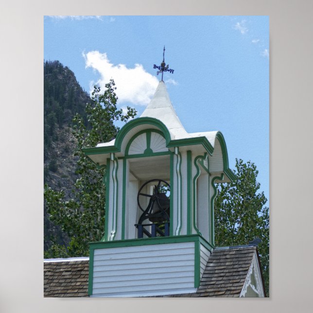 Frisco One-room Schoolhouse Bell Tower, Colorado Poster (Front)