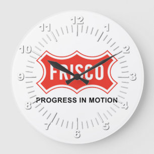 Frisco (Texas) flag Large Clock