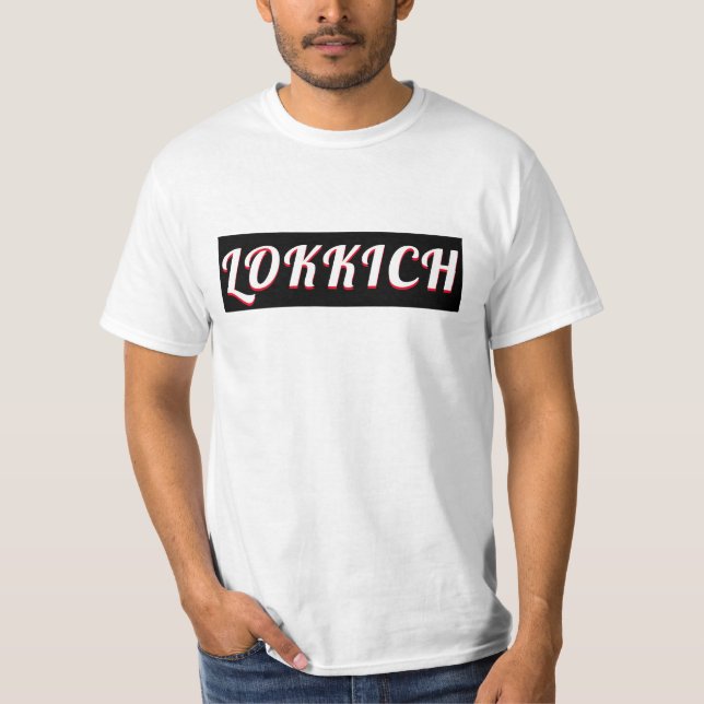 Frisian word lokkich translate to happy T-Shirt (Front)