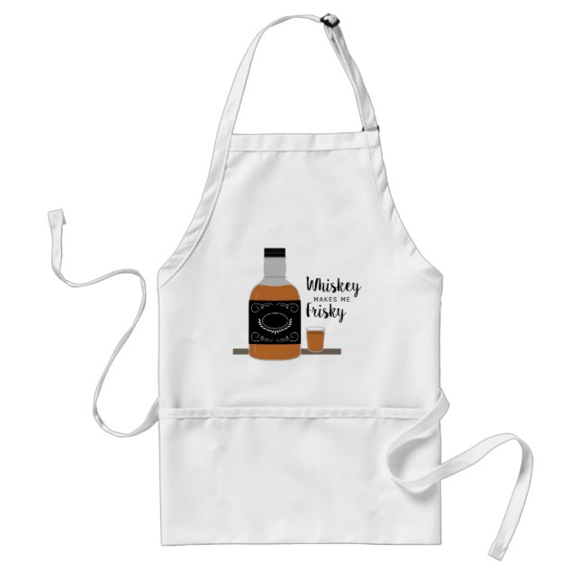 Frisky Whiskey Standard Apron (Front)