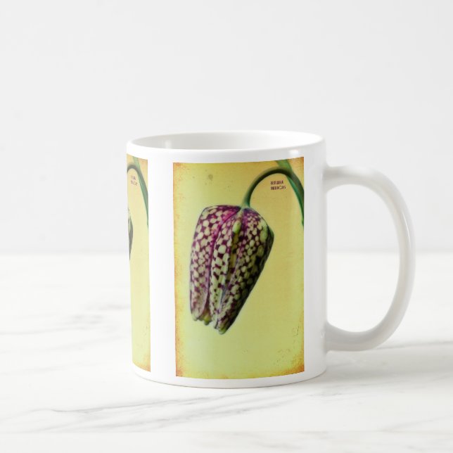 Fritillaria meleagris coffee mug (Right)