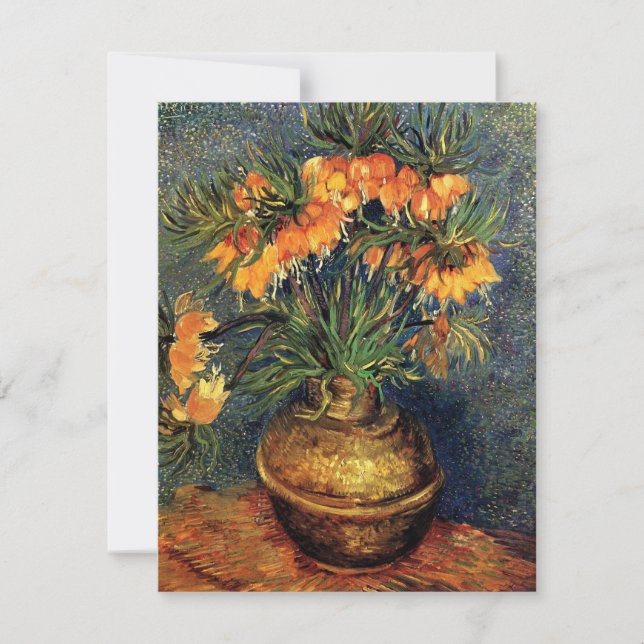 Fritillaries in a Copper Vase by Vincent van Gogh (Front)