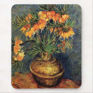 Fritillaries in a Copper Vase by Vincent van Gogh Mouse Pad