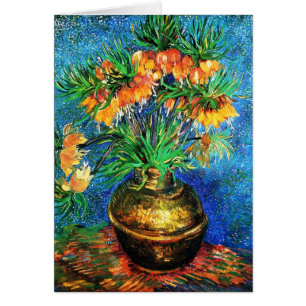 Fritillaries in a Copper Vase Van Gogh Fine Art