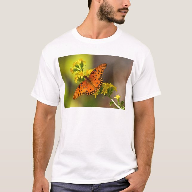 Fritillary Gulf Butterfly Gifts and Apparel T-Shirt (Front)