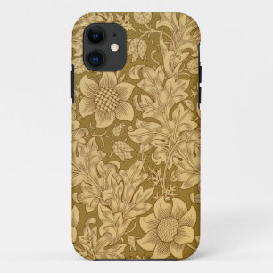 'Fritillary' wallpaper design, 1885 iPhone 11 Case