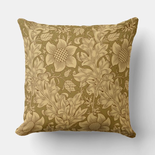 'Fritillary' wallpaper design, 1885 Cushion (Front)