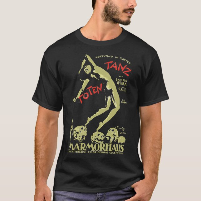Fritz Lang - The Dance of Death (Totentanz) Classi T-Shirt (Front)