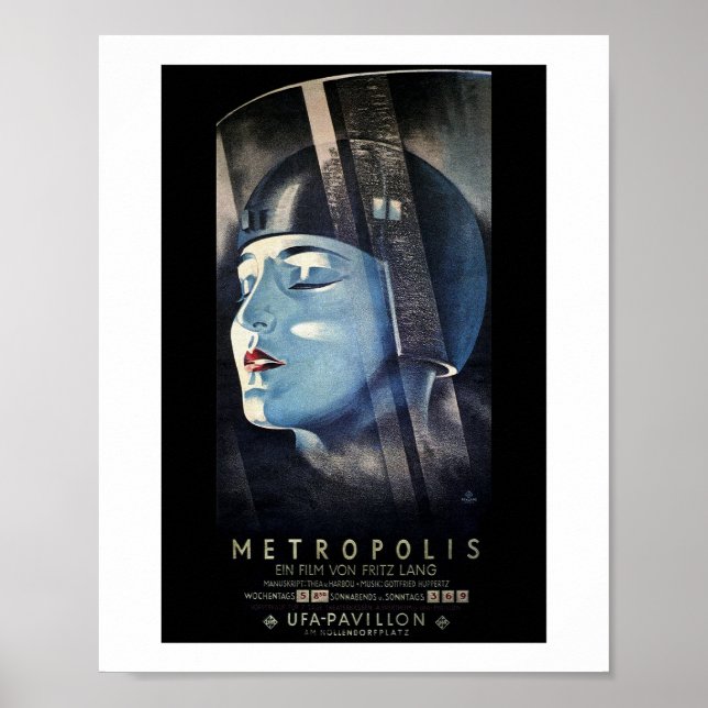 Fritz Lang's Metropolis (1927) Poster (Front)