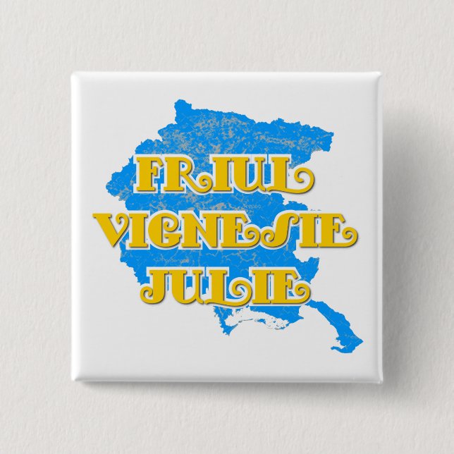 Friuli-Venezia Giulia 15 Cm Square Badge (Front)