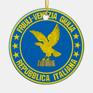 Friuli-Venezia Giulia Ceramic Ornament