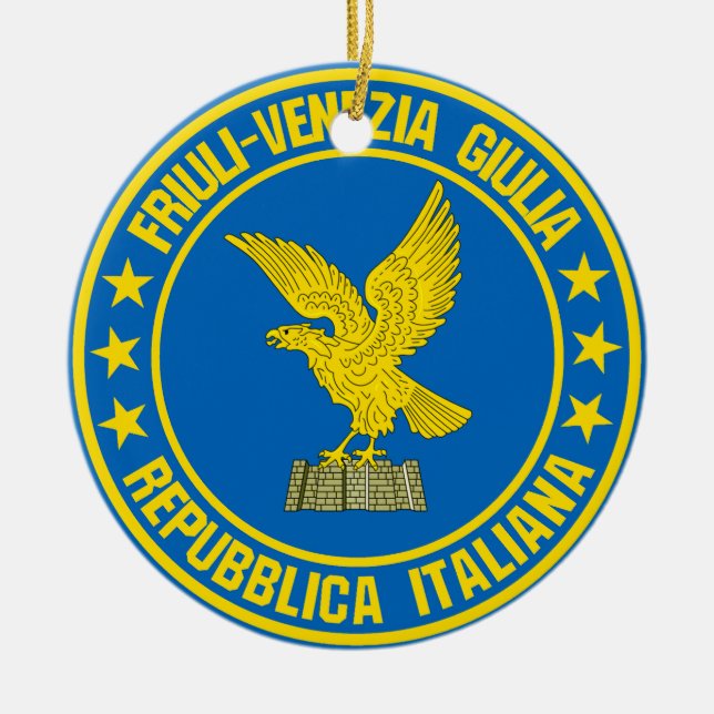 Friuli-Venezia Giulia                              Ceramic Ornament (Front)