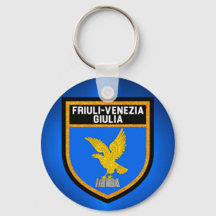 Friuli-Venezia Giulia Flag Key Ring
