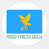 Friuli-Venezia Giulia flag with name