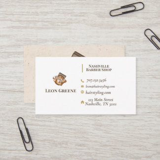 Fro Gro Barber Shop Business Card