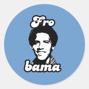 Frobama Classic Round Sticker