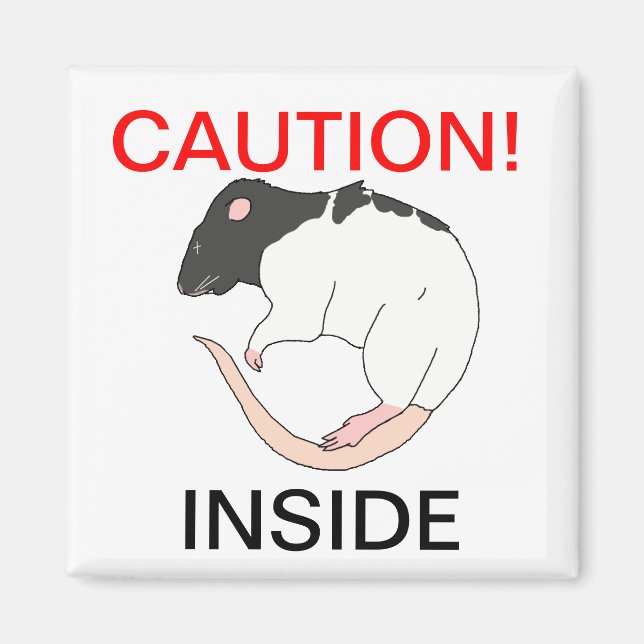 Frodent warning magnet (Front)