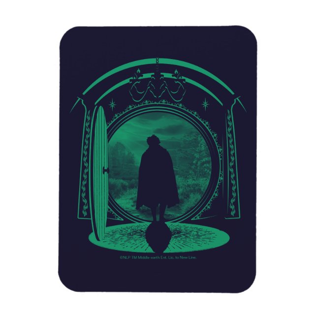 FRODO™ Leaving THE SHIRE™ Silhouette Magnet (Vertical)
