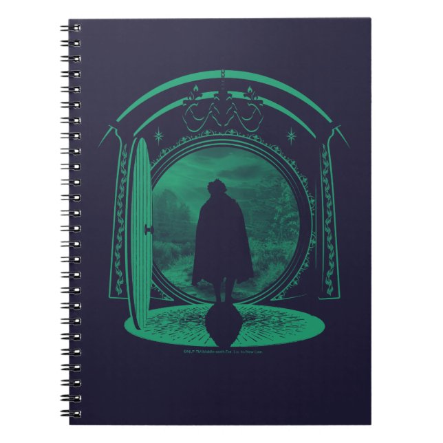 FRODO™ Leaving THE SHIRE™ Silhouette Notebook (Front)
