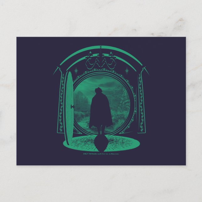 FRODO™ Leaving THE SHIRE™ Silhouette Postcard (Front)