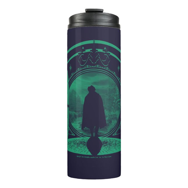 FRODO™ Leaving THE SHIRE™ Silhouette Thermal Tumbler (Front)