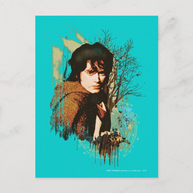 FRODO™ Mixed Media Vector Collage Postcard (Front)
