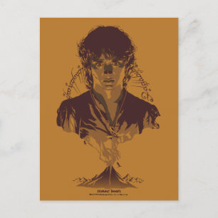 FRODO™ MOUNT DOOM™ Tengwar Inscription Graphic Postcard