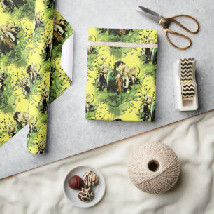 FRODO™ with Hobbits Vector Collage Wrapping Paper
