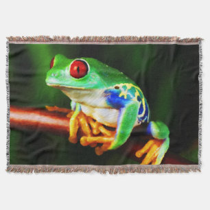 Frog 1 Throw Blanket