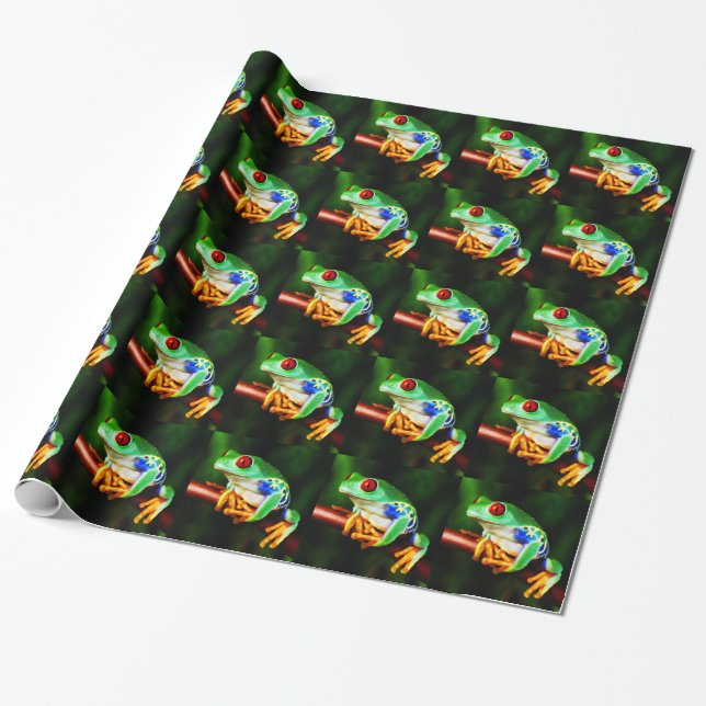 Frog 1 Wrapping Paper (Unrolled)
