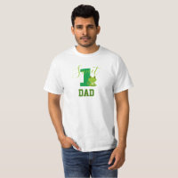 Frog 1st birthday sweet one dad matching outfit