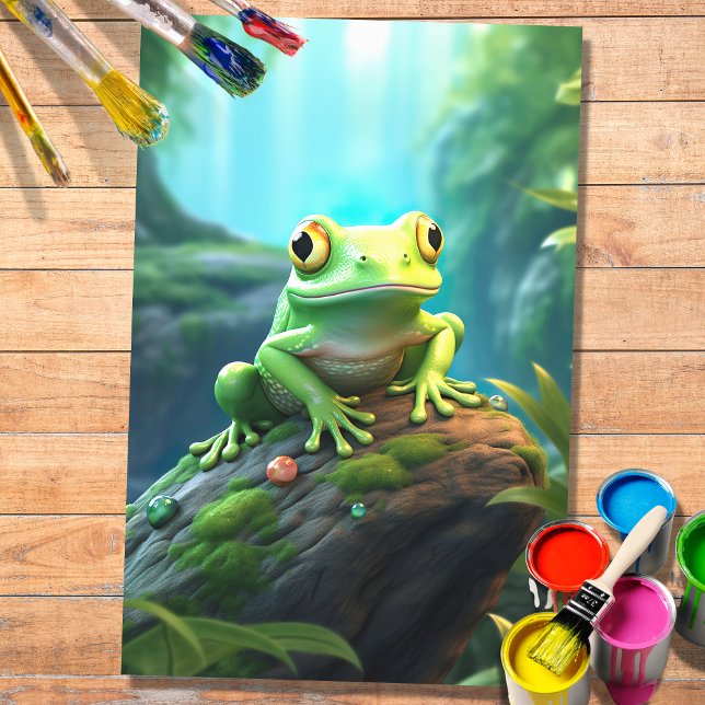 Frog 2 Decoupage Paper (Creator Uploaded)