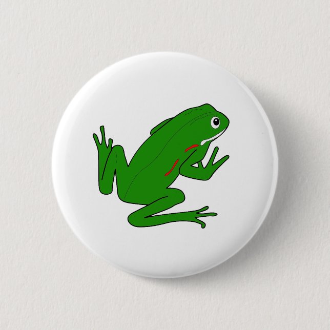 FROG 6 CM ROUND BADGE (Front)