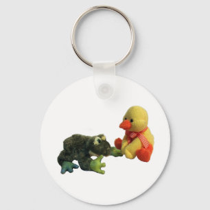 Frog and Duck Key Ring