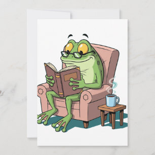 Frog and Education Invitation