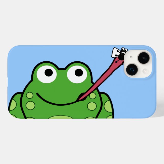 Frog and Fly Case-Mate iPhone Case (Back (Horizontal))