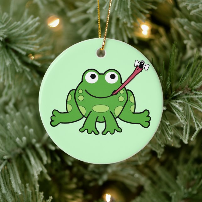 Frog and Fly Ornament (Tree)