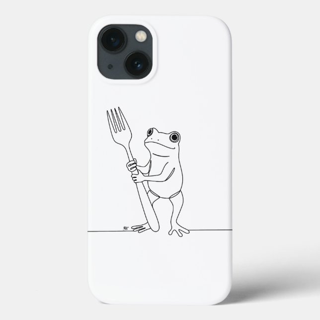 Frog and fork Case-Mate iPhone case (Back)
