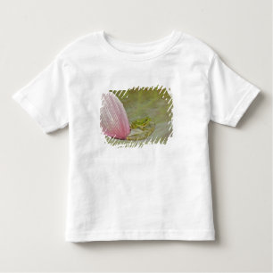 Frog and lotus flower petal, China, Toddler T-Shirt