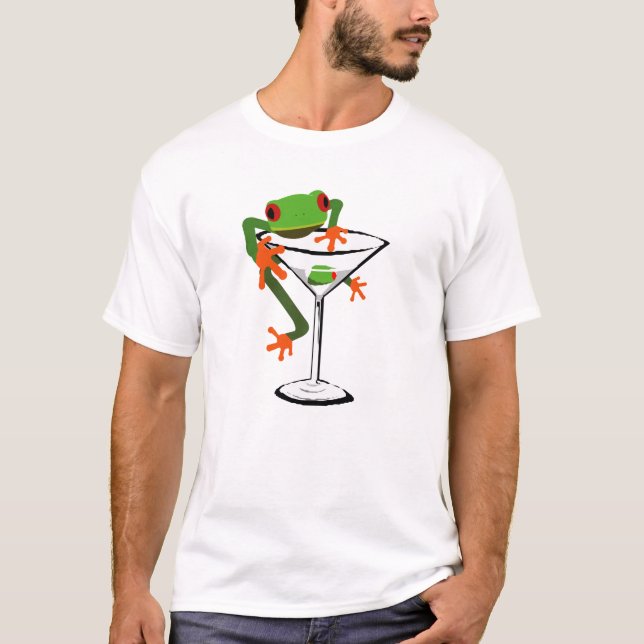 Frog and Martini T-Shirt (Front)