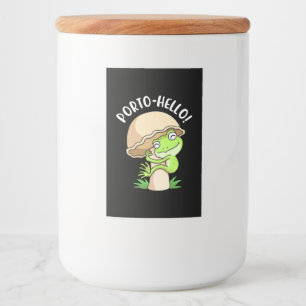 Frog And Mushroom Food Label