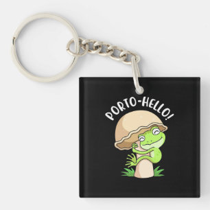 Frog And Mushroom Key Ring