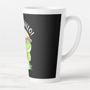 Frog And Mushroom Latte Mug