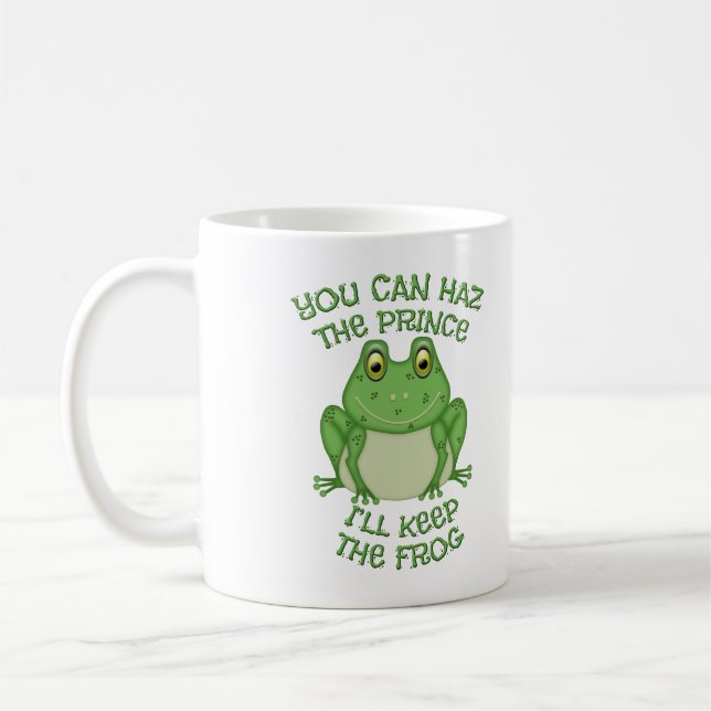 Frog and Prince Relationship Cup Mug (Left)