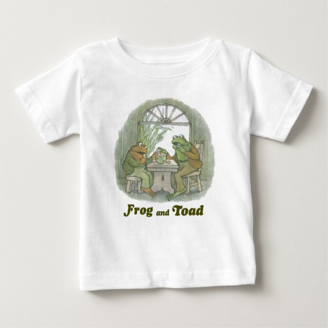 Frog and Toad Eat Cookies Baby T-Shirt (Front)