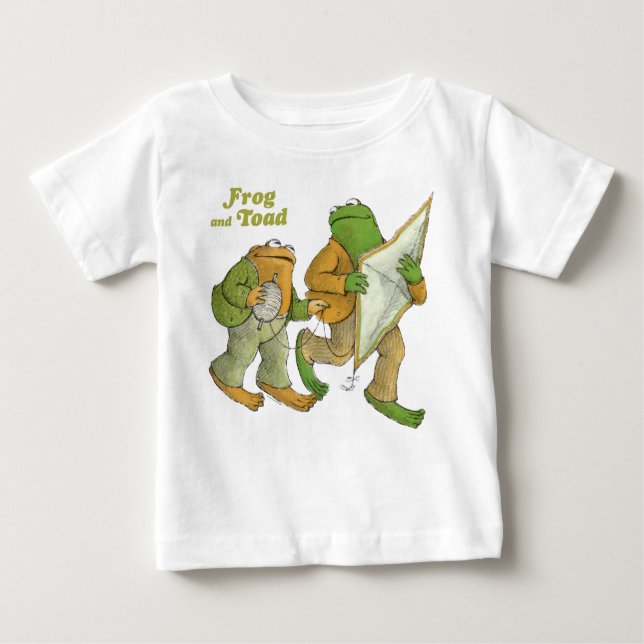 Frog and Toad Fly a Kite Baby T-Shirt (Front)